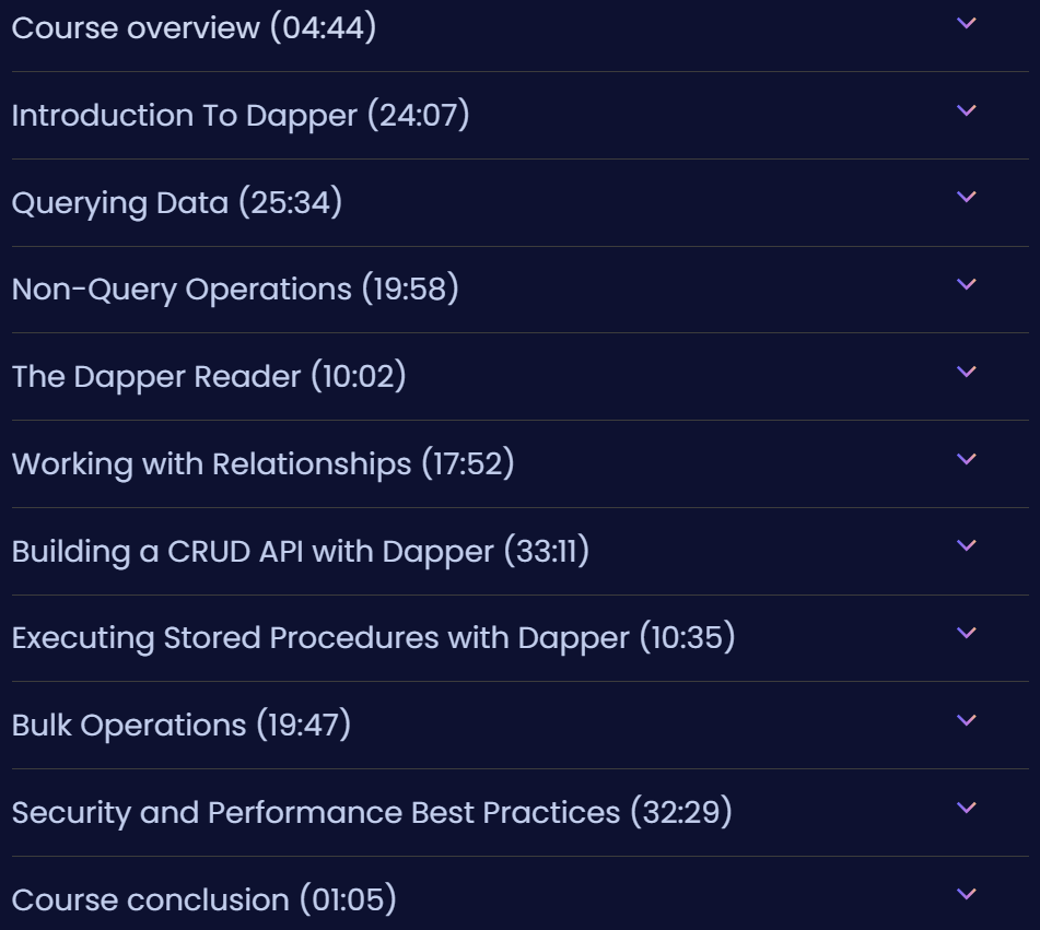 课程主题 · 此分類上一篇: From Zero to Hero: Dapper in .NET 2025-6