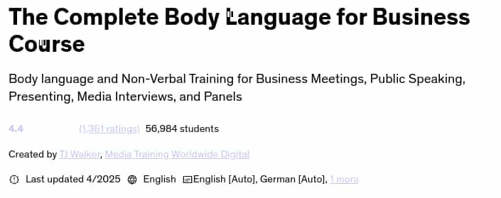 Pictures · Udemy — The Complete Body Language for Business Course 2025-4