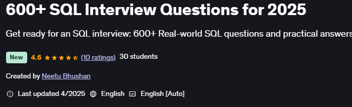 Bilder · 600+ SQL Interviews Fragen 2025-3