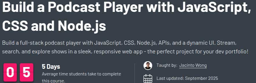 Pictures · ZerotoMastery — Build a Podcast Player with JavaScript, CSS and Node.js 2025-9