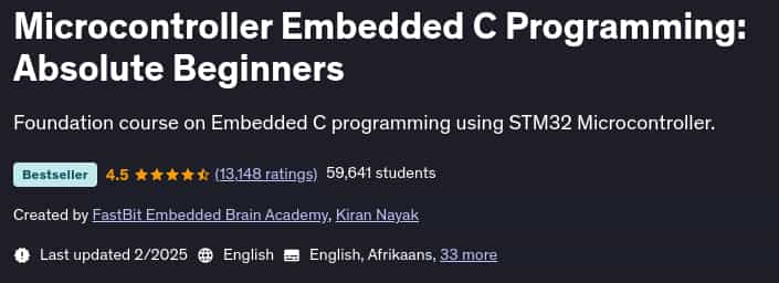 Pictures · Udemy — Microcontroller Embedded C Programming: Absolute Beginners 2025-2
