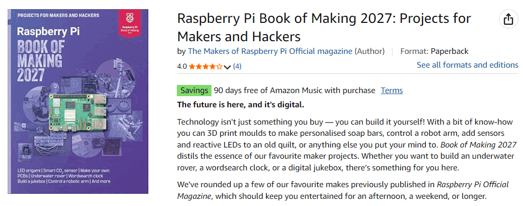 Pictures · Seymour Distribution — Raspberry Pi Book of Making 2027 2026
