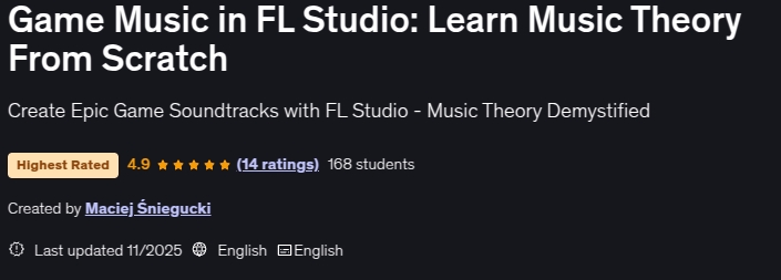 Bilder · Game Music in FL Studio: Lernen Sie Musik Theorie von Scratch 2025-11