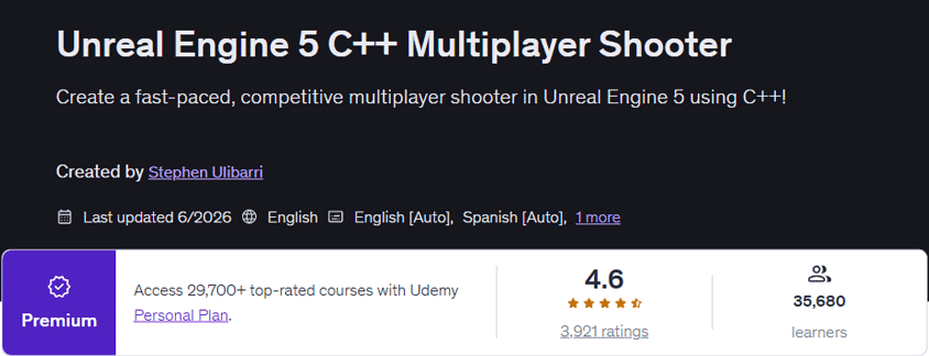 تصاویر · Unreal Engine 5 C++ متعدد کھلاڑیوں کے شوٹر 2026-6