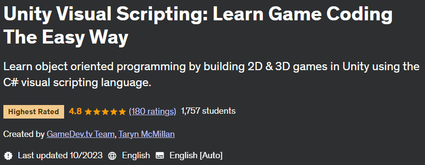 Pictures · Unity Visual Scripting: Learn Game Coding The Easy Way 2023-10