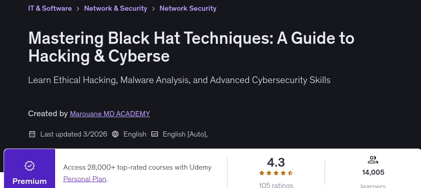 الصور · الماجستير في تقنيات Black Hat: دليل على الاختراق والسيبر 2026-3