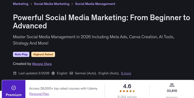 Bilder · Powerful Social Media Marketing: Von Anfänger bis Fortgeschrittene 2026-3