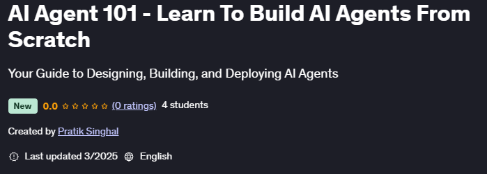 Pictures · AI Agent 101 – Learn To Build AI Agents From Scratch 2025-3