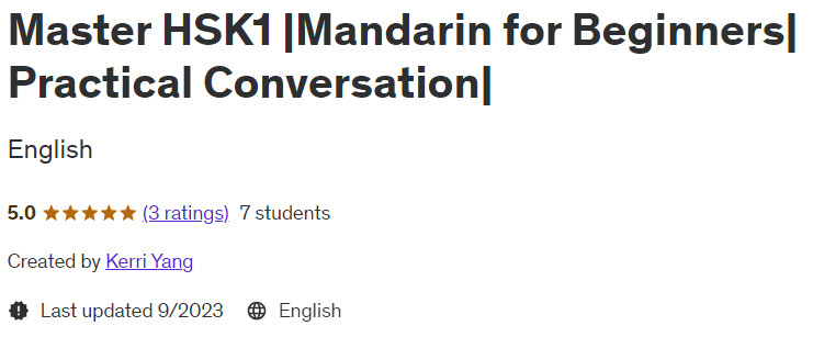 Pictures · Udemy — Master HSK1 |Mandarin for Beginners| Practical Conversation| 2023-9