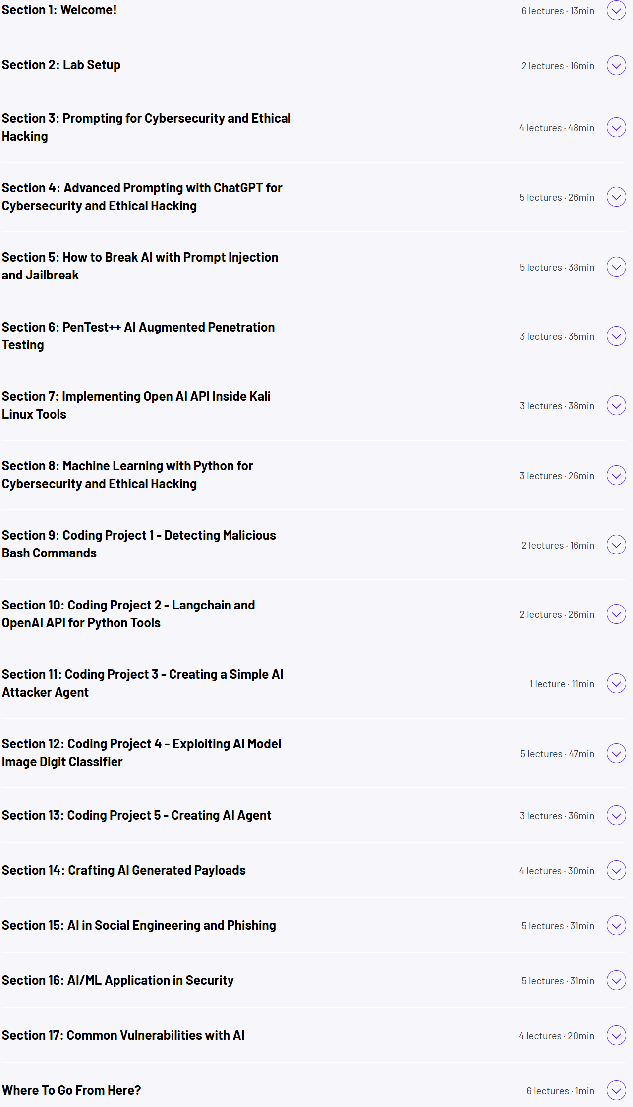 Course topics · ZeroToMastery — AI for Ethical Hacking and Cybersecurity Bootcamp 2026-4