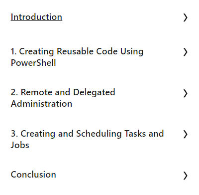 Course topics · LinkedIn — PowerShell: Automating IT Administration 2023-8