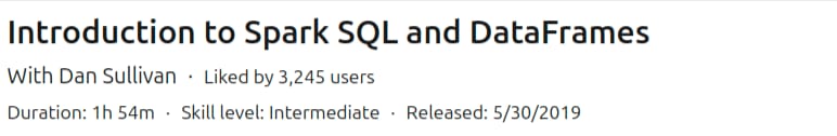 Pictures · Introduction to Spark SQL and DataFrames 2019-5