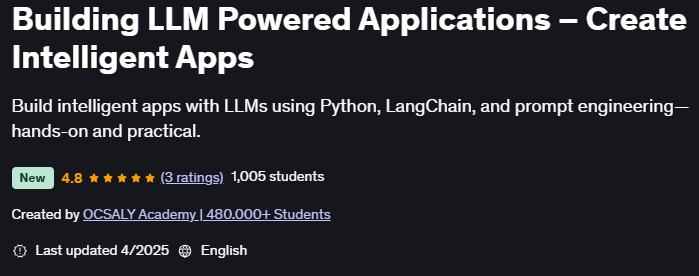 Pictures · Building LLM Powered Applications – Create Intelligent Apps 2025-4