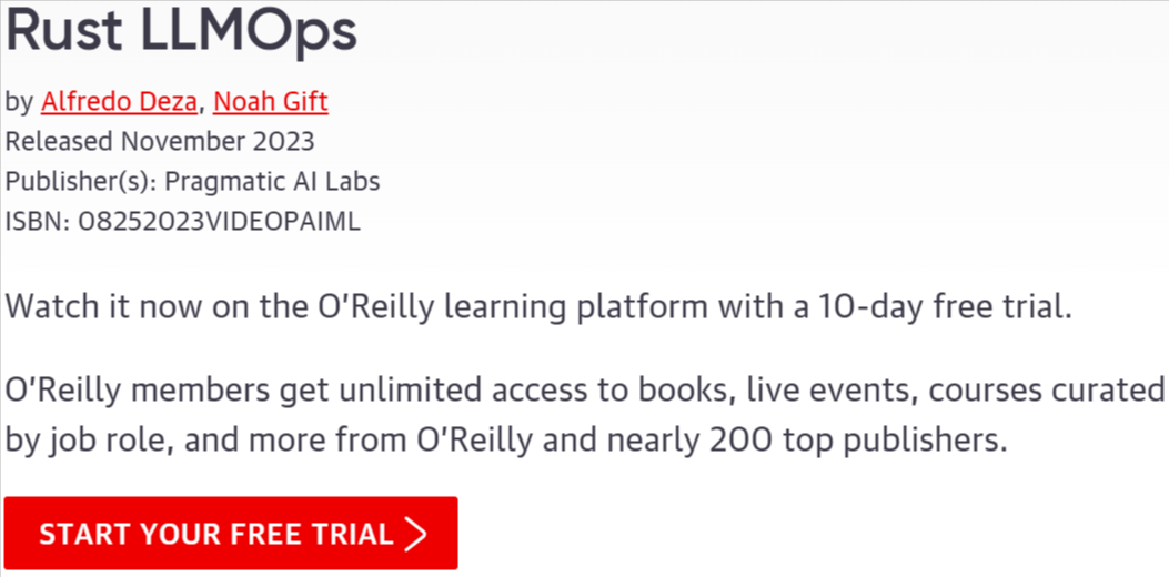 Bilder · Oreilly – Rust LLMOps 2024-7