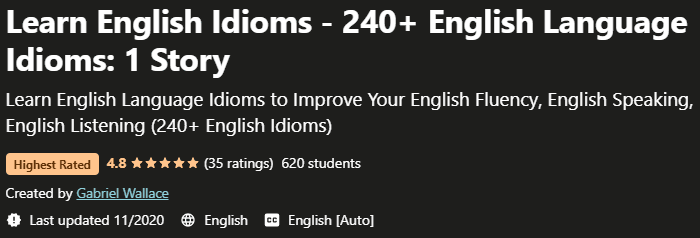 Pictures · Learn English Idioms – 240+ English Language Idioms: 1 Story 2020-11
