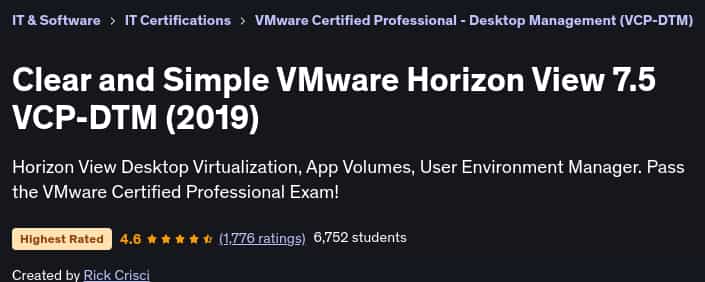 Pictures · Udemy — Clear and Simple VMware Horizon View 7.5 VCP-DTM (2019) 2023-9
