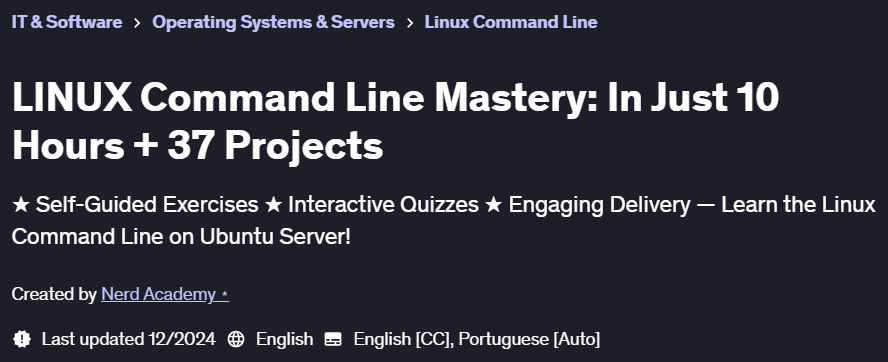 Pictures · Udemy — LINUX Command Line Mastery: In Just 10 Hours + 37 Projects 2024-12