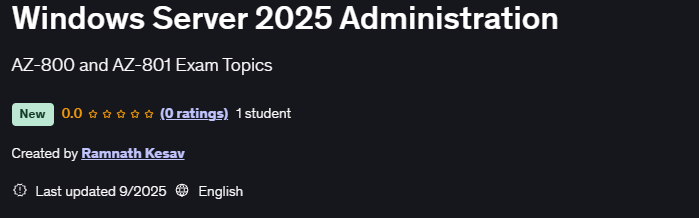 Imágenes · Windows El servidor 2025 Administración 2025-9