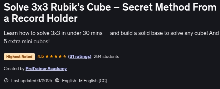 تصاویر · حل کریں 3×3 Rubik's Cube - ایک ریکارڈ ہولڈر سے رازداری کا طریقہ 2025-6