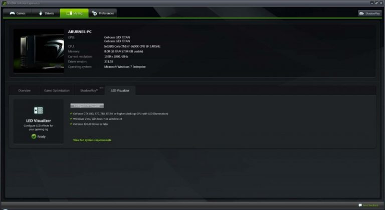 Pictures · NVIDIA GeForce Experience 3.28.0.417