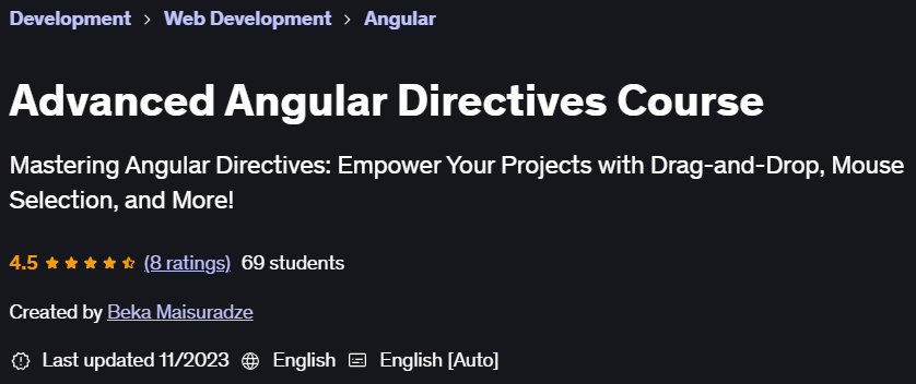 Pictures · Udemy — Advanced Angular Directives Course 2023-9