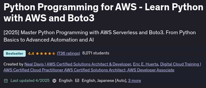 Pictures · Python Programming for AWS – Learn Python with AWS and Boto3 2025-3