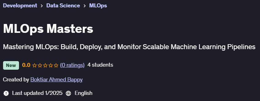 Pictures · Udemy — MLOps Masters 2025-1