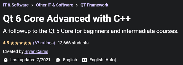 Pictures · Qt 6 Core Advanced with C++ 2021-7