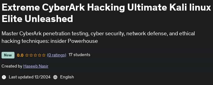 Pictures · Udemy — Extreme CyberArk Hacking Ultimate Kali linux Elite Unleashed 2024-12