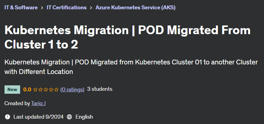 Pictures · Kubernetes Migration | POD Migrated From Cluster 1 to 2 2024-8