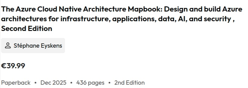 Pictures · Packtpub — The Azure Cloud Native Architecture Mapbook: Design and build Azure architectures for infrastructure, applications, data, AI, and security , Second Edition 2025
