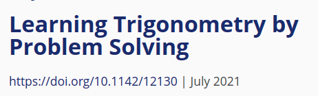 Pictures · World Scientific — Learning Trigonometry by Problem Solving 2021