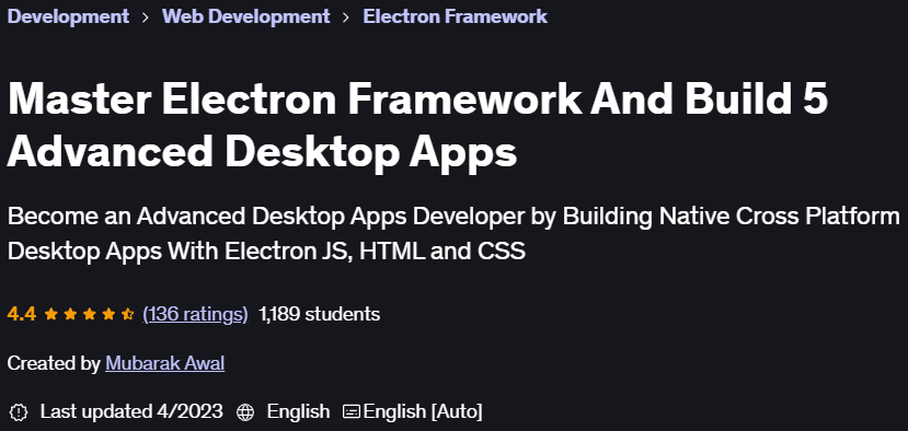 Pictures · Udemy — Master Electron Framework And Build 5 Advanced Desktop Apps 2023-4
