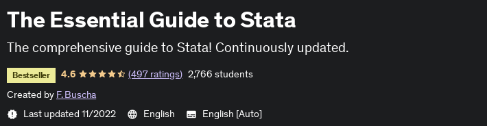 Pictures · Udemy — The Essential Guide to Stata 2021-12
