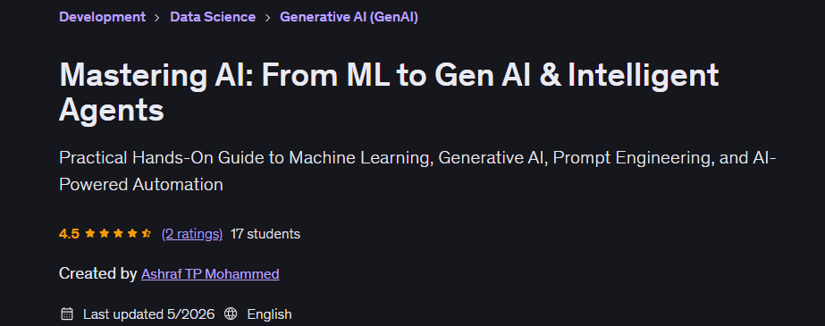 Images · Maîtrise AIDe ML à Gen AI Les agents intelligents 2026-5
