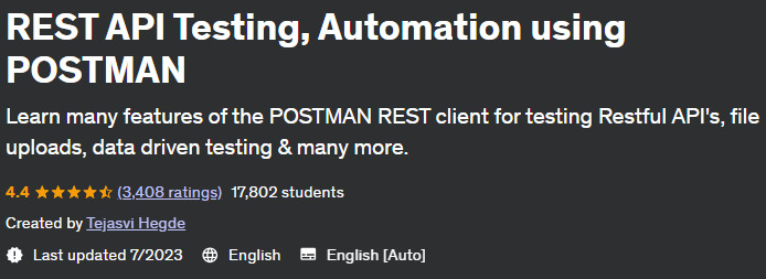 Pictures · REST API Testing, Automation using POSTMAN 2020-5