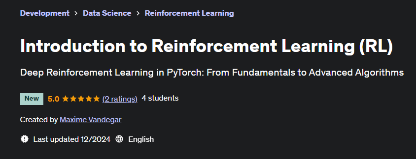 Pictures · Introduction to Reinforcement Learning (RL) 2024-11