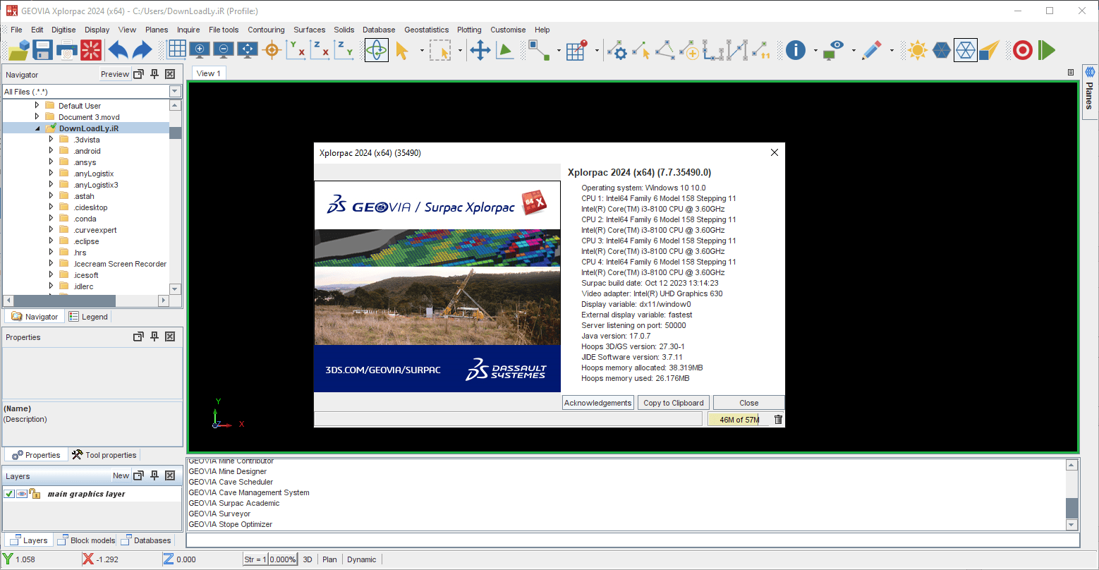 Pictures · GEOVIA Surpac 2024 x64
