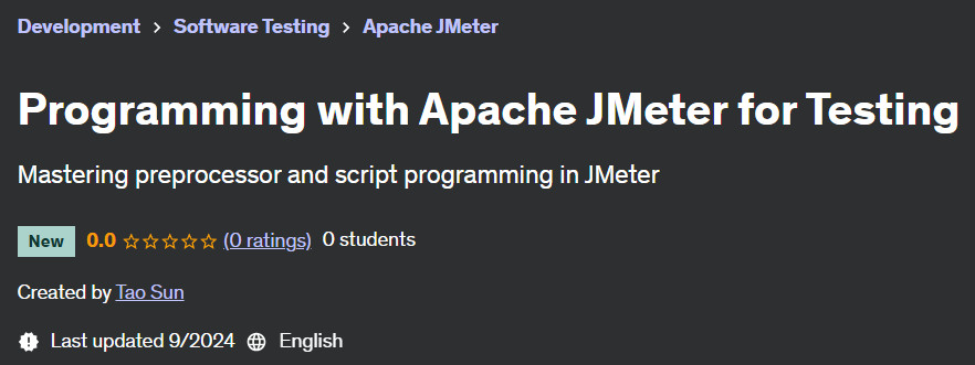 Pictures · Udemy — Programming with Apache JMeter for Testing 2024-9