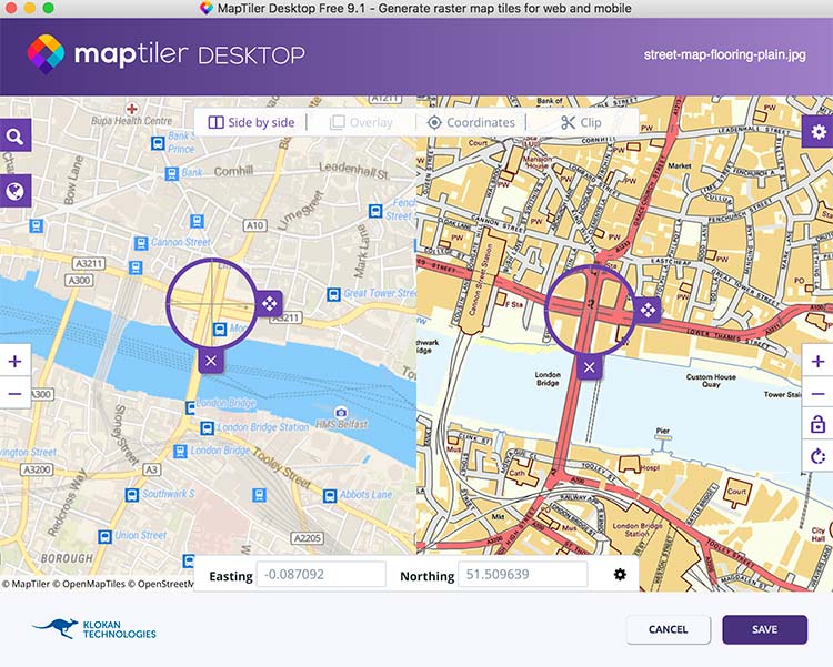 Pictures · Klokan MapTiler Plus 10.0.24