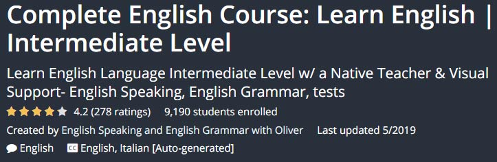 Pictures · Udemy — Complete English Course: Learn English | Intermediate Level 2018-11