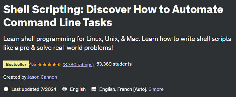 Pictures · Udemy — Shell Scripting: Discover How to Automate Command Line Tasks 2022-12