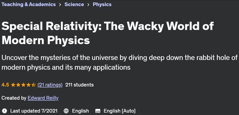 Pictures · Udemy — Special Relativity: The Wacky World of Modern Physics 2022-11