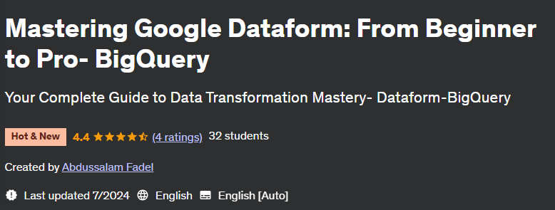 Pictures · Udemy — Mastering Google Dataform: From Beginner to Pro- BigQuery 2024-6