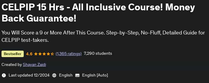 Pictures · Udemy — CELPIP 15 Hrs – All Inclusive Course! Money Back Guarantee! 2024-12