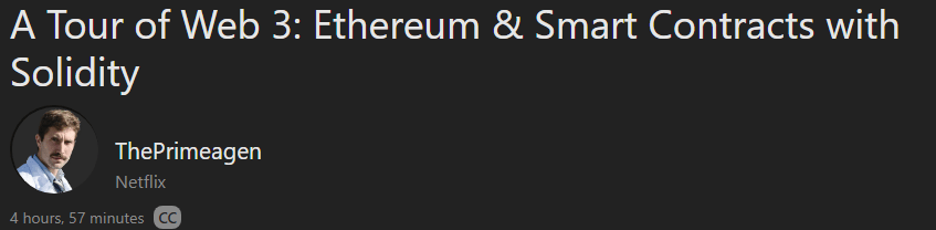 Pictures · A Tour of Web 3: Ethereum & Smart Contracts with Solidity 2022-2
