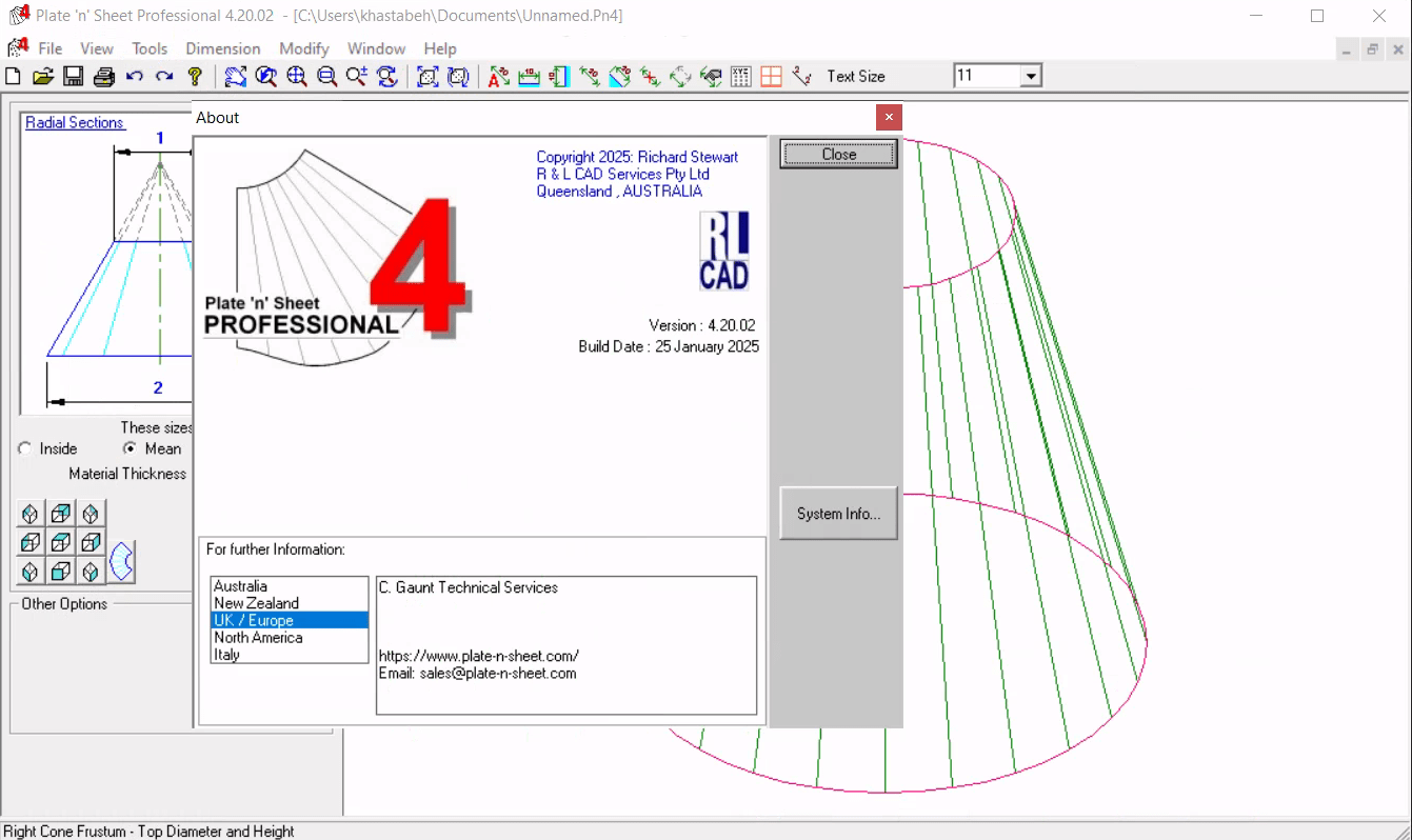 Pictures · R&L CAD Plate ‘n’ Sheet Professional 4.20.03