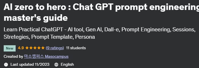 Pictures · Udemy — AI zero to hero : Chat GPT prompt engineering master’s guide 2023-11