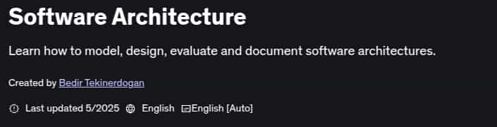 Pictures · Udemy — Software Architecture 2025-5