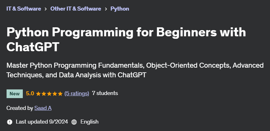 Pictures · Python Programming for Beginners with ChatGPT 2024-8